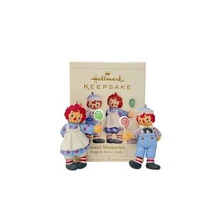 Hallmark Keepsake Raggedy Ann & Andy Ornament Sweet Memories 2006 Vintage